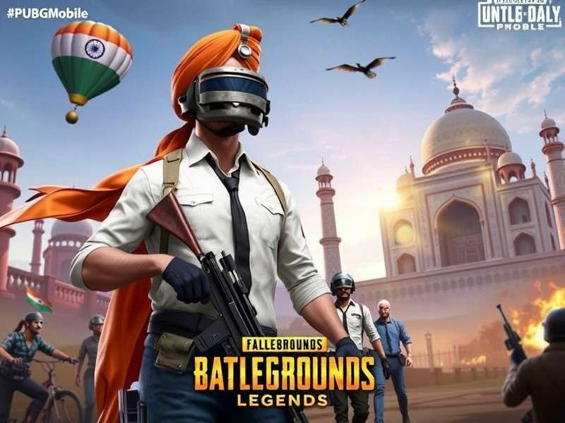 PUBG Mobile Indian Legends - Official Cover Art PUBG Mobile Indian Legends game cover featuring Indian soldiers and iconic landmarks